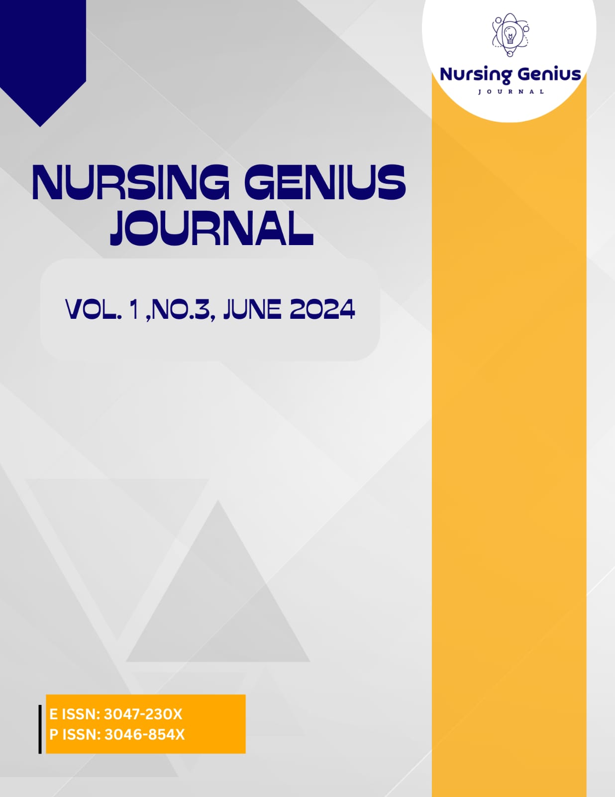 					View Vol. 1 No. 3 (2024): Nursing Genius Journal Vol. 1 No. 3 June 2024
				
